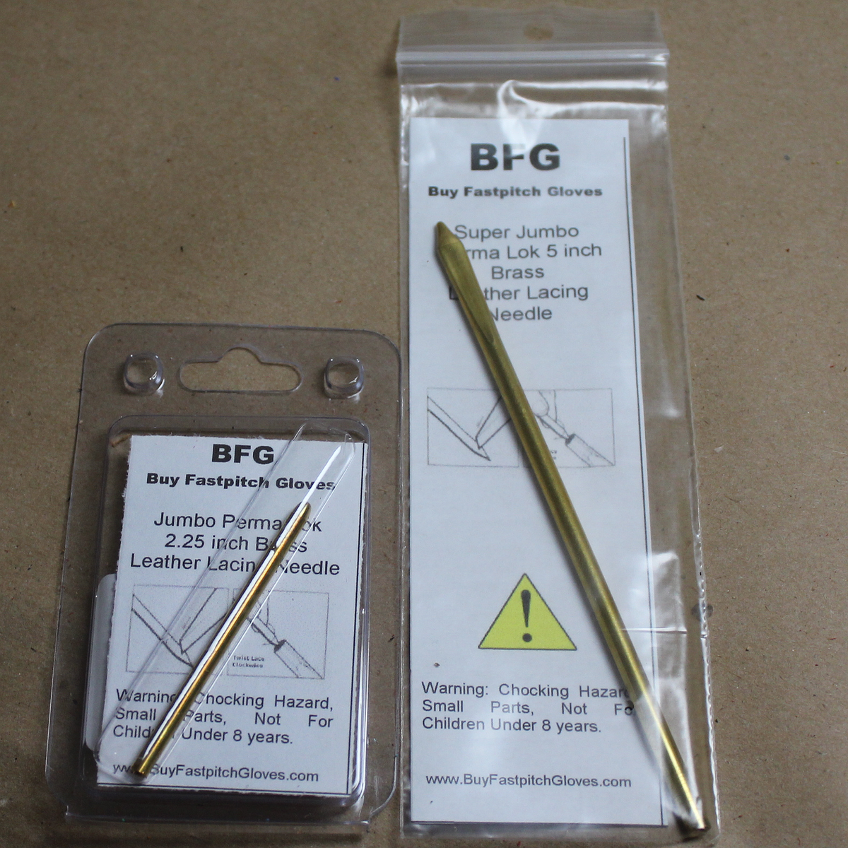 Perma Lok Brass Lacing Needles